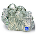 Digital Camo Briefcase w/ Cell Phone Pocket & Bottle Holder